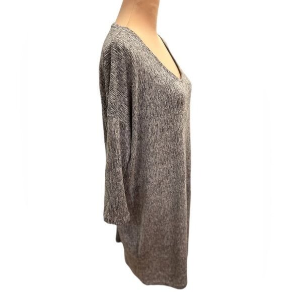 J. Jill Pure Jill Women’s Dress Size Medium Black and White Linen Blend Summer - Picture 4 of 14